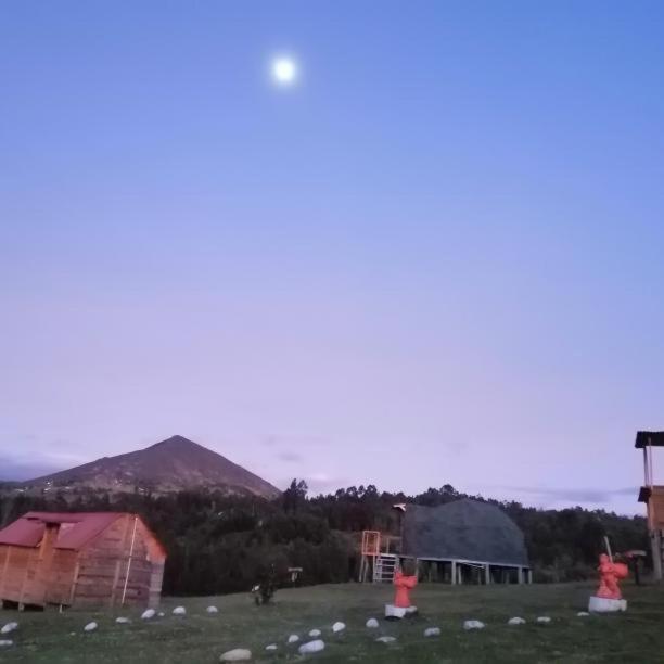 Cabanas El Mirador Del Tomine Guatavita Bagian luar foto