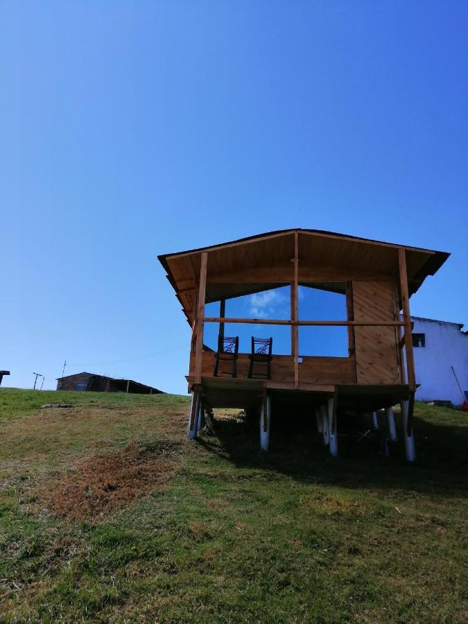 Cabanas El Mirador Del Tomine Guatavita Bagian luar foto